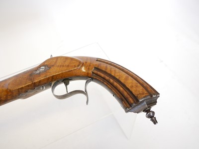 Lot 4 - 70 bore target pistol by M. Ruckert of Passau,...
