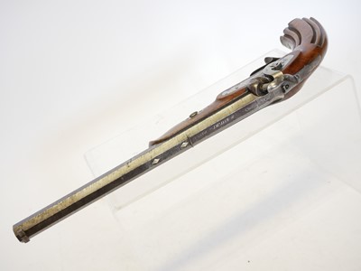 Lot 4 - 70 bore target pistol by M. Ruckert of Passau,...