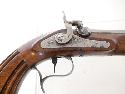 Lot 4 - 70 bore target pistol by M. Ruckert of Passau,...