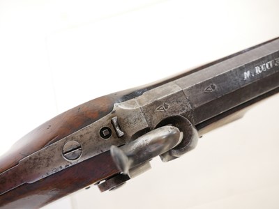 Lot 4 - 70 bore target pistol by M. Ruckert of Passau,...