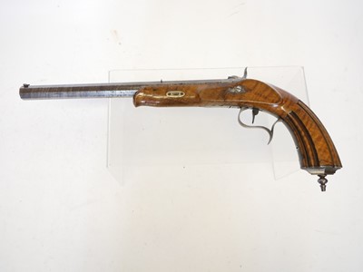 Lot 4 - 70 bore target pistol by M. Ruckert of Passau,...