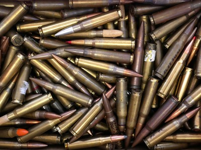 Lot 534 - Collector's lot of 7.62x51mm NATO, 265 rounds....