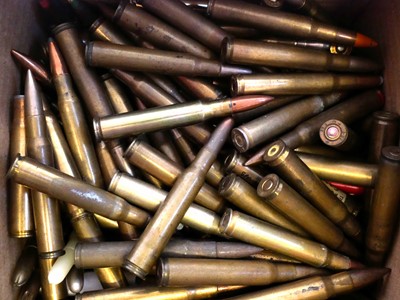 Lot 535 - Collection of .30-06 rifle cartridges, 270...