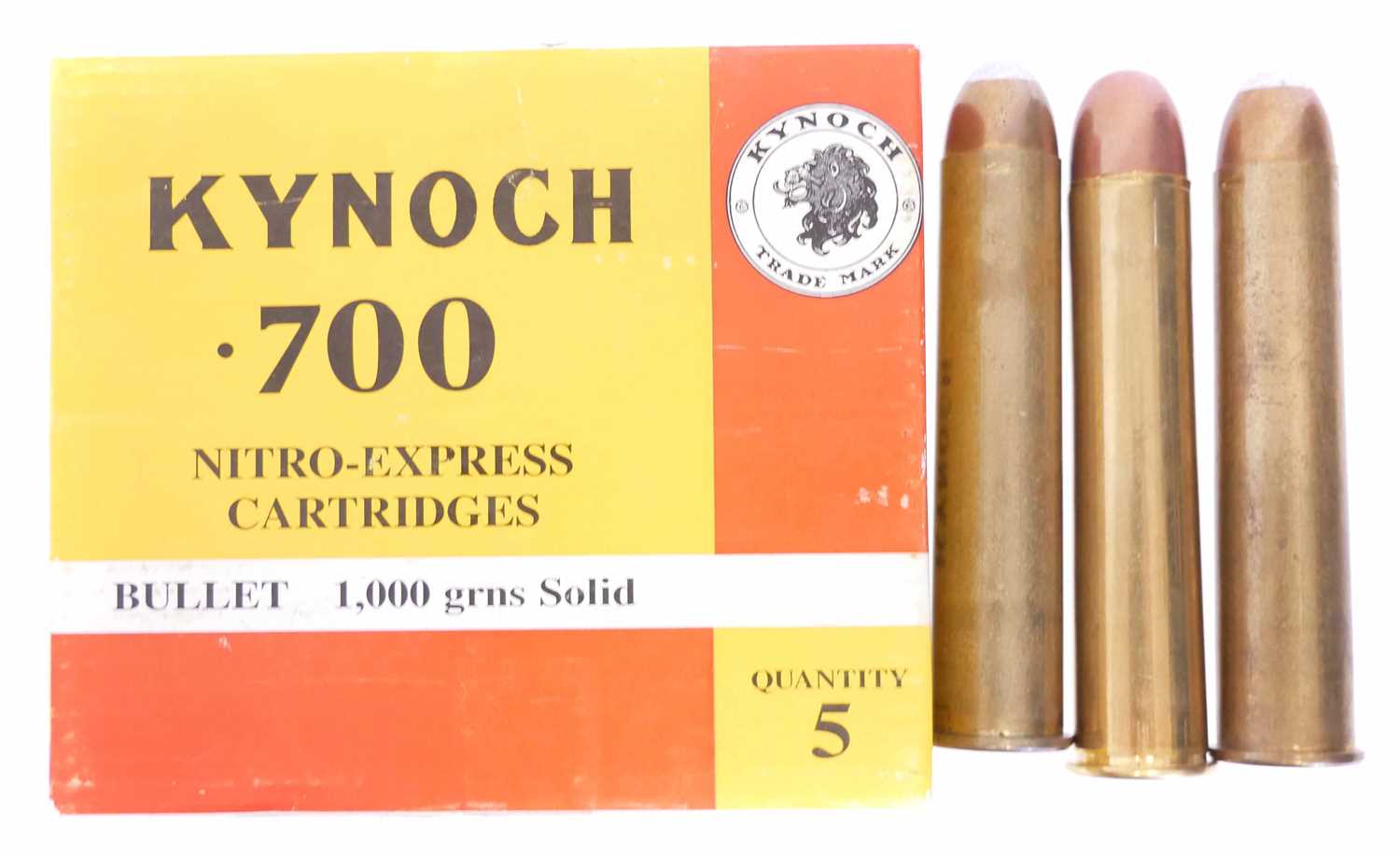 Lot 537 - .700 Nitro Express, 6 rounds with Feldstein