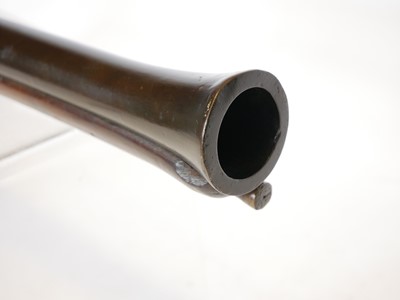 Lot 25 - Early Flintlock blunderbuss, of heavy...