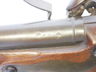 Lot 25 - Early Flintlock blunderbuss, of heavy...