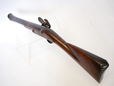 Lot 25 - Early Flintlock blunderbuss, of heavy...