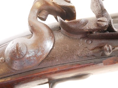 Lot 25 - Early Flintlock blunderbuss, of heavy...