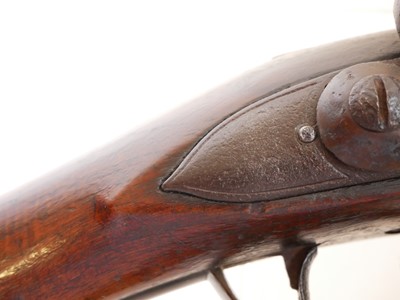 Lot 25 - Early Flintlock blunderbuss, of heavy...