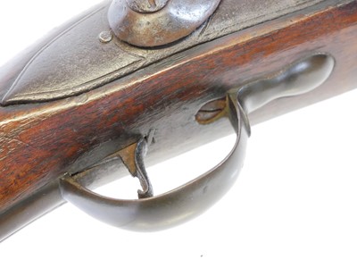 Lot 25 - Early Flintlock blunderbuss, of heavy...