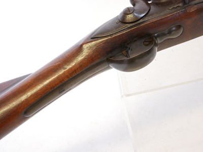 Lot 25 - Early Flintlock blunderbuss, of heavy...