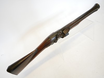Lot 25 - Early Flintlock blunderbuss, of heavy...