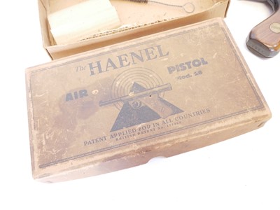 Lot 81 - Boxed Haenel Model 28 .177 air pistol, serial...
