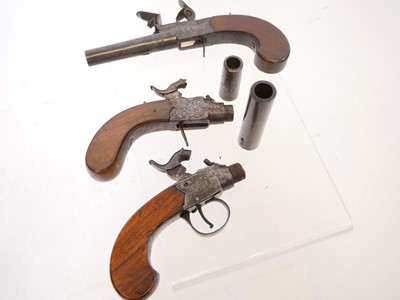 Lot 5 - Three pistols, to include a percussion 44 bore...