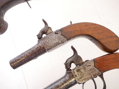 Lot 5 - Three pistols, to include a percussion 44 bore...