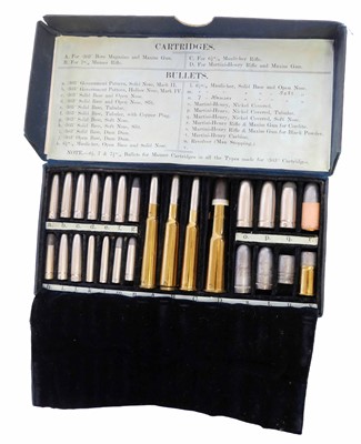 Lot 517 - Very rare Salesman sample box of inert...