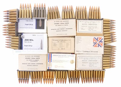 Lot 527 - 7.62x51mm NATO Bisley Target ammunition, 340...