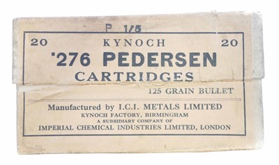 Lot 528 - Scarce packet of Kynoch .276 Pederson...