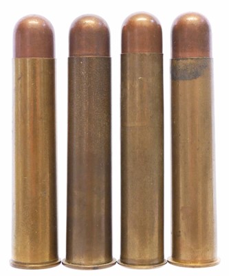 Lot 511 - Four inert .600 Nitro cartridges, with...