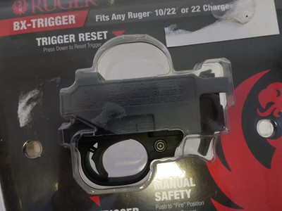 Lot 482 - Ruger 10-22 BX trigger upgrade, also a Butler...