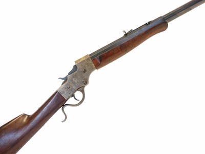 Lot 31 - Stevens .25 rimfire falling block rifle,...