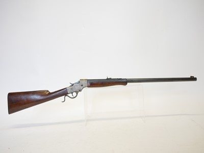 Lot 31 - Stevens .25 rimfire falling block rifle,...
