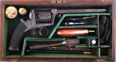 Lot 12 - Cased Deane, Adams and Deane, 38 bore...