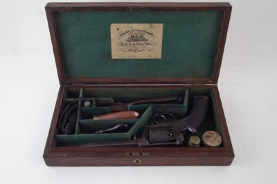 Lot 12 - Cased Deane, Adams and Deane, 38 bore...