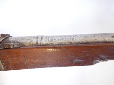 Lot 24 - Unusually large Indian matchlock rampart gun,...