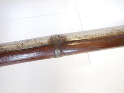 Lot 24 - Unusually large Indian matchlock rampart gun,...