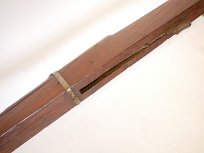 Lot 24 - Unusually large Indian matchlock rampart gun,...