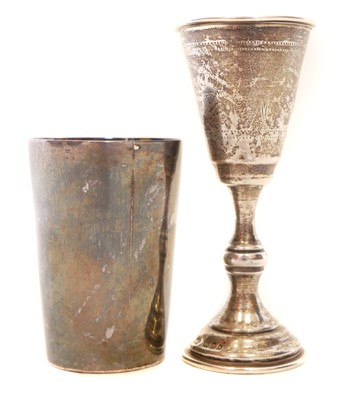 Lot 28 - A George V Silver Goblet