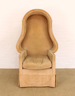 Lot 269 - An Unusual American "Trianon Collection" Porter's Chair Retailed by Bloomingdale's of New York