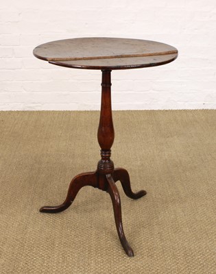 Lot 246 - A George III Provincial Oak Tripod Table