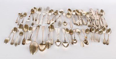 Lot 8 - A Group of Variously Hallmarked Silver Flatware