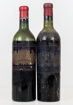 Lot 8 - 2 bottles Mature Vintage Chateau Palmer Grand Cru Classe Margaux
