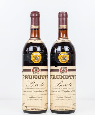 Lot 80 - 2 bottles Prunotto Ginestra di Monforte d’Alba Barolo