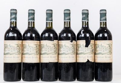 Lot 8 - 6 bottles Chateau Beard Saint Emilion Grand Cru