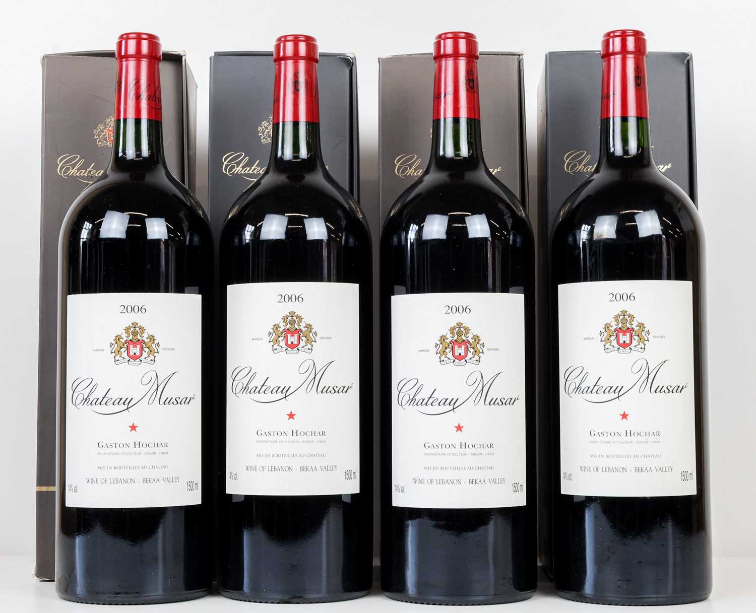 Lot 66 - 4 Magnum bottles Chateau Musar Lebanon 2006