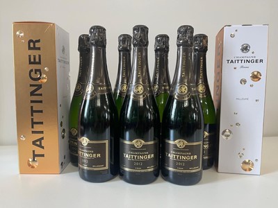 Lot 86 - 7 bottles Champagne Taittinger Brut Millesime