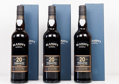 Lot 120 - 3 x 50cl. bottles Blandy’s Meio Doce 20 yo Terrantez