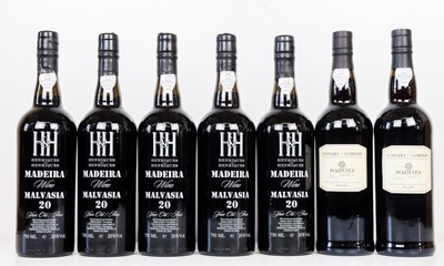Lot 123 - 7 bottles Mixed Lot Cossart Gordon and Henriques & Henriques Madeira