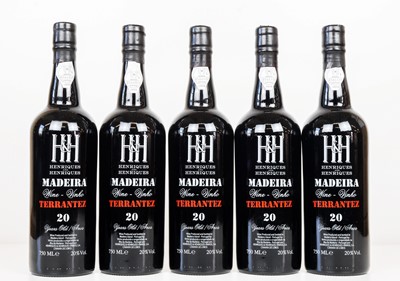 Lot 102 - 5 bottles Henriques & Henriques 20 YO Terrantez