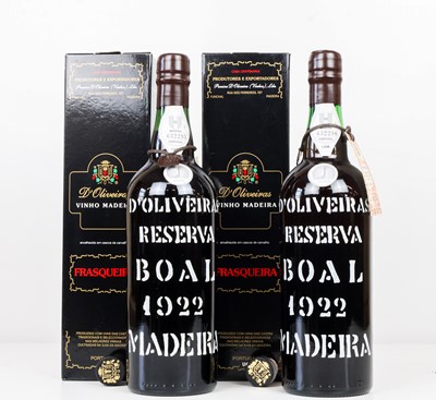 Lot 149 - 2 bottles d’Oliveiras Vintage 1922 Boal