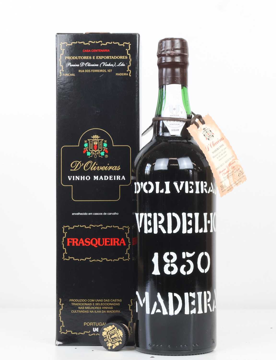 Lot 1 bottle d’Oliveiras Vintage 1850 Verdelho
