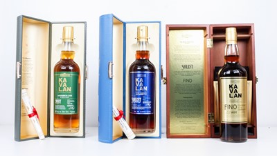 Lot 147 - 3 bottles collection of Rare and Collectable Kavalan ‘Soloist’ Whiskies