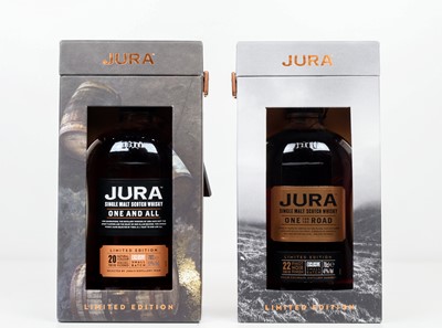 Lot 174 - 2 bottles Fine and Rare Malt Whisky from Isle of Jura Distillery
