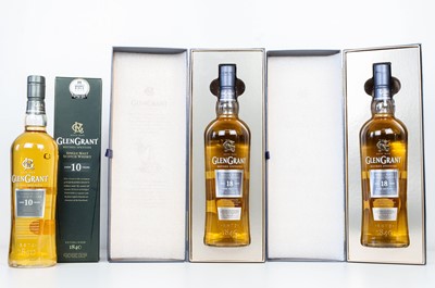 Lot 178 - 3 bottles Glen Grant Rothes Speyside Single Malt Scotch Whisky