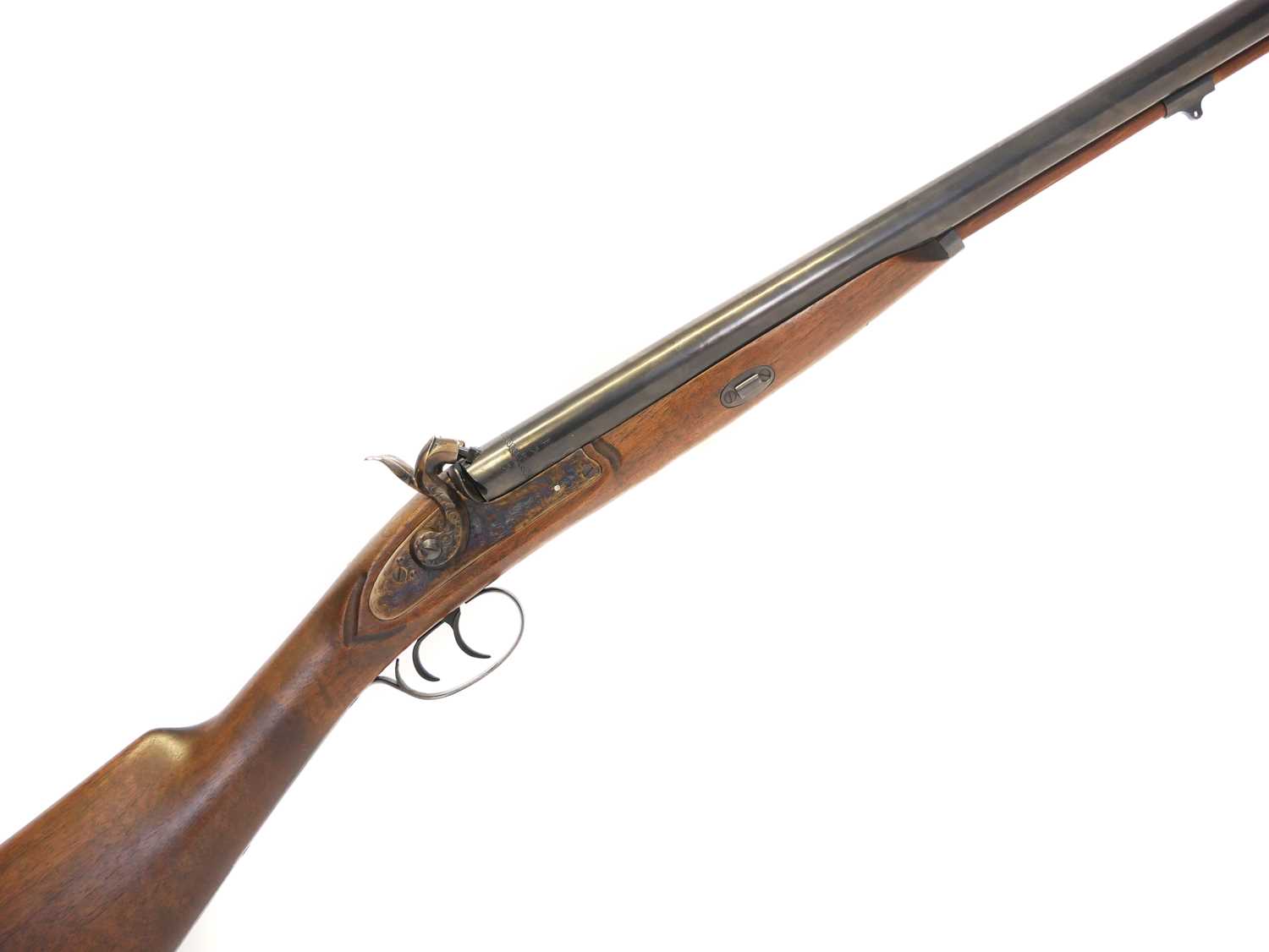 Lot Pedersoli percussion 12 bore side by side...