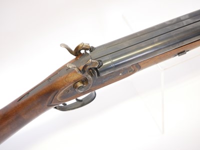 Lot Pedersoli percussion 12 bore side by side...